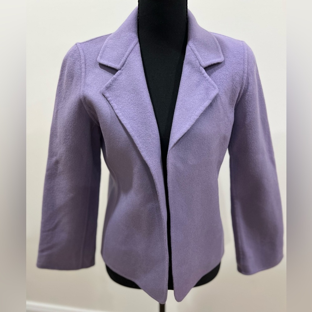 Ellen Tracy Lavender Purple Wool Blazer 8P